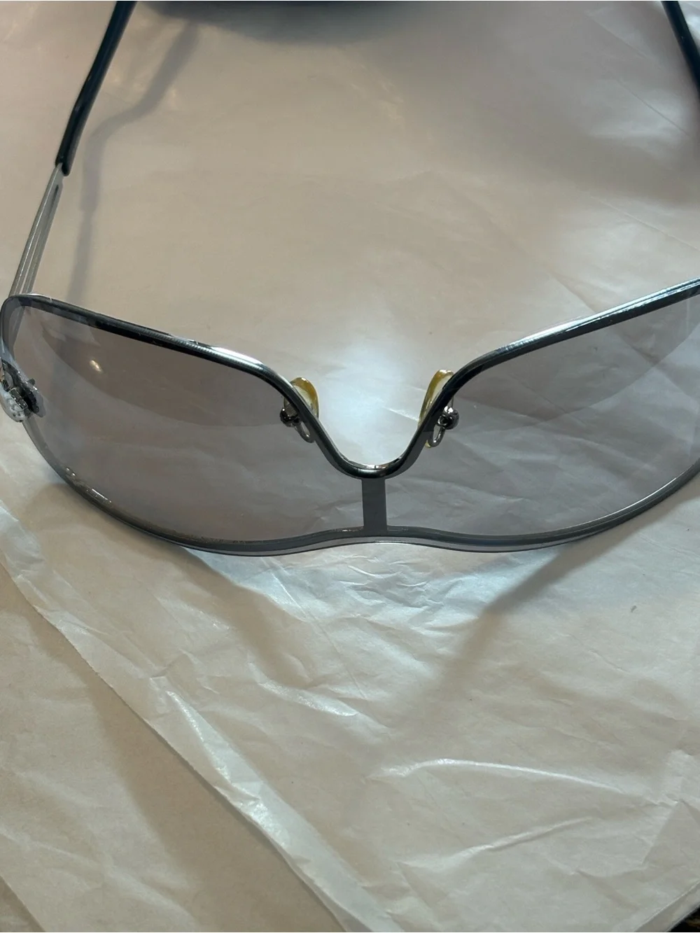 Vintage Rocawear Shield Sunglasses R329 SLV